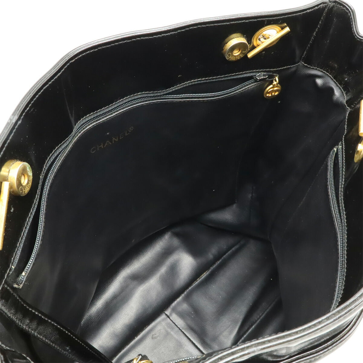 Chanel Patented Leather 2way Shoulder Bag