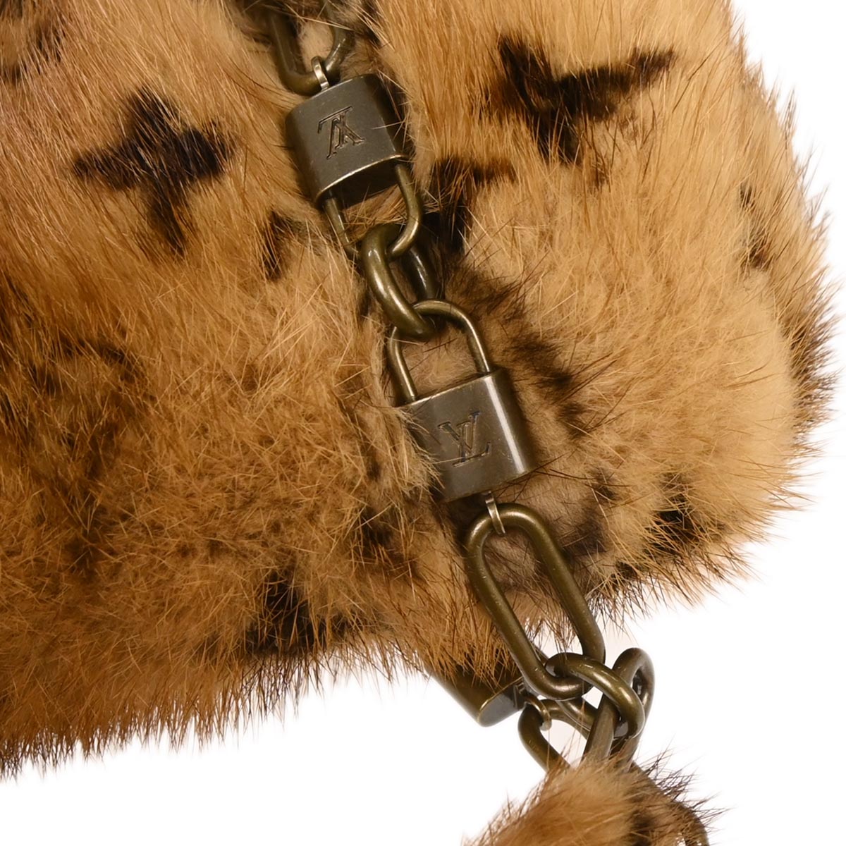 Louis Vuitton 2004 Brown Monogram Mink Mini Papillon Handbag M71944