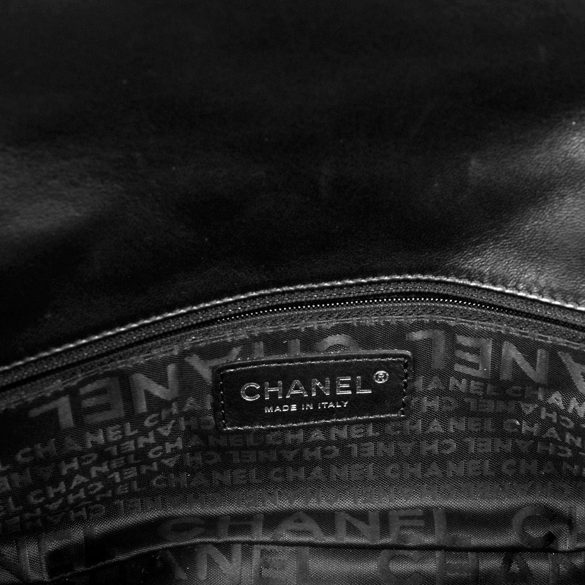Chanel Tweed East West Couture Flap