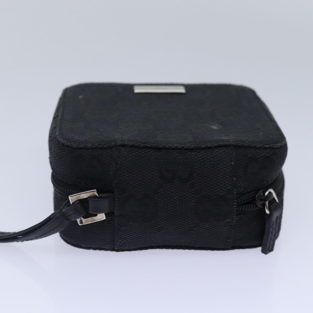 Gucci Gg Canvas Black Canvas Clutch Bag