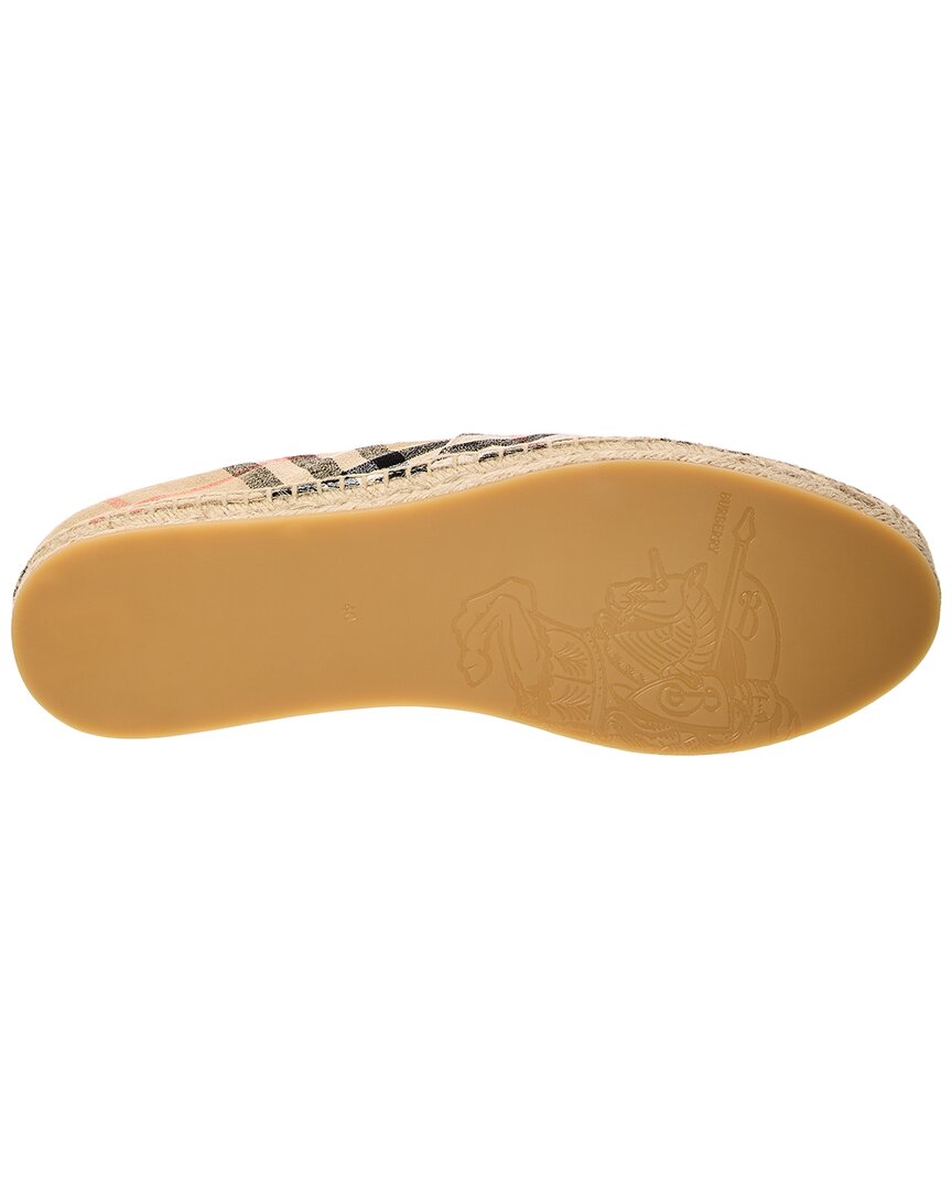 Burberry Mews Check Linen Espadrille