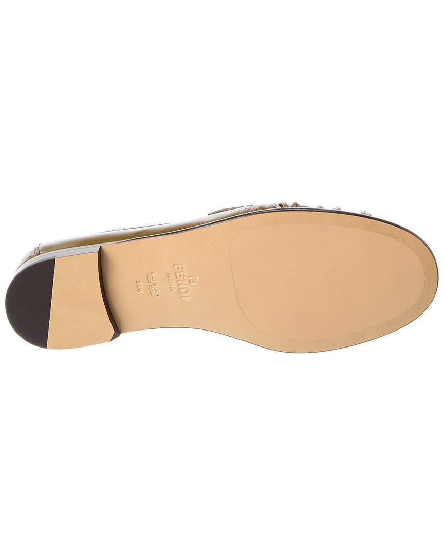 Fendi Baguette Leather Loafer