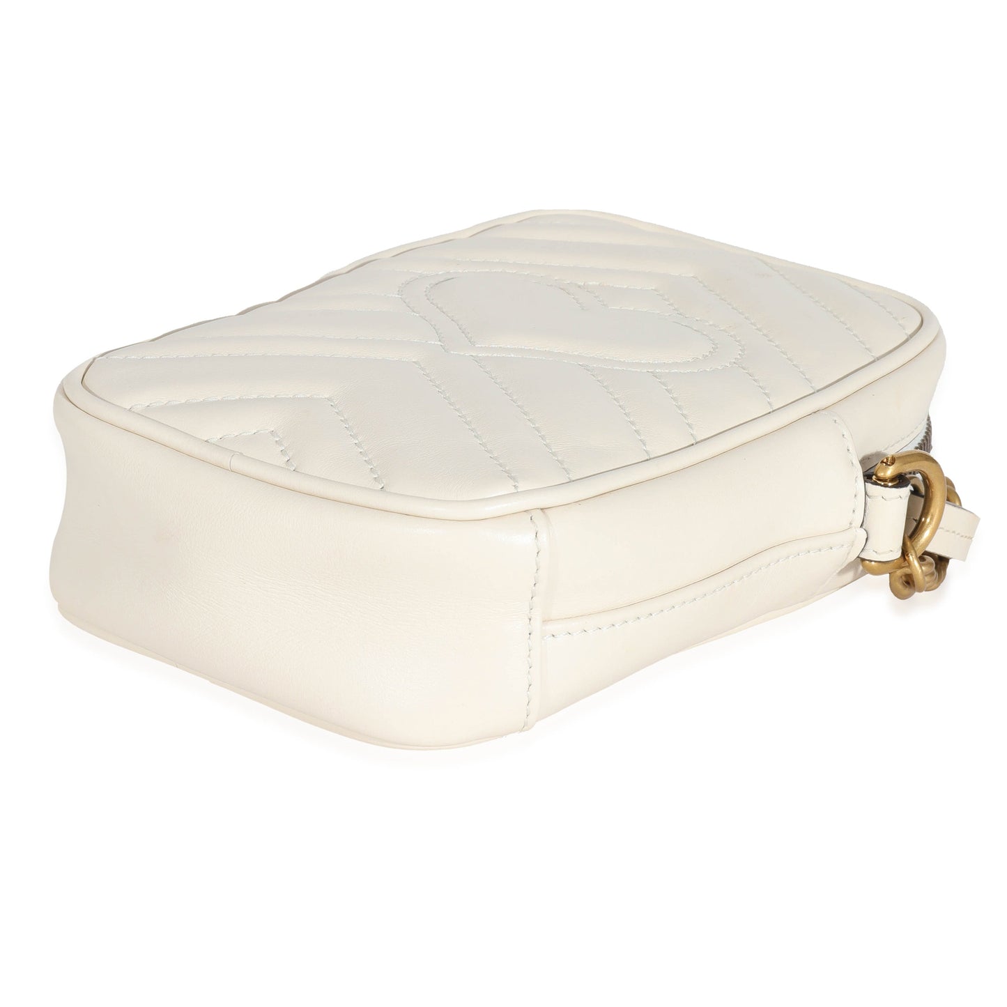 Gucci GG Cream Matelassé Marmont Mini Bag