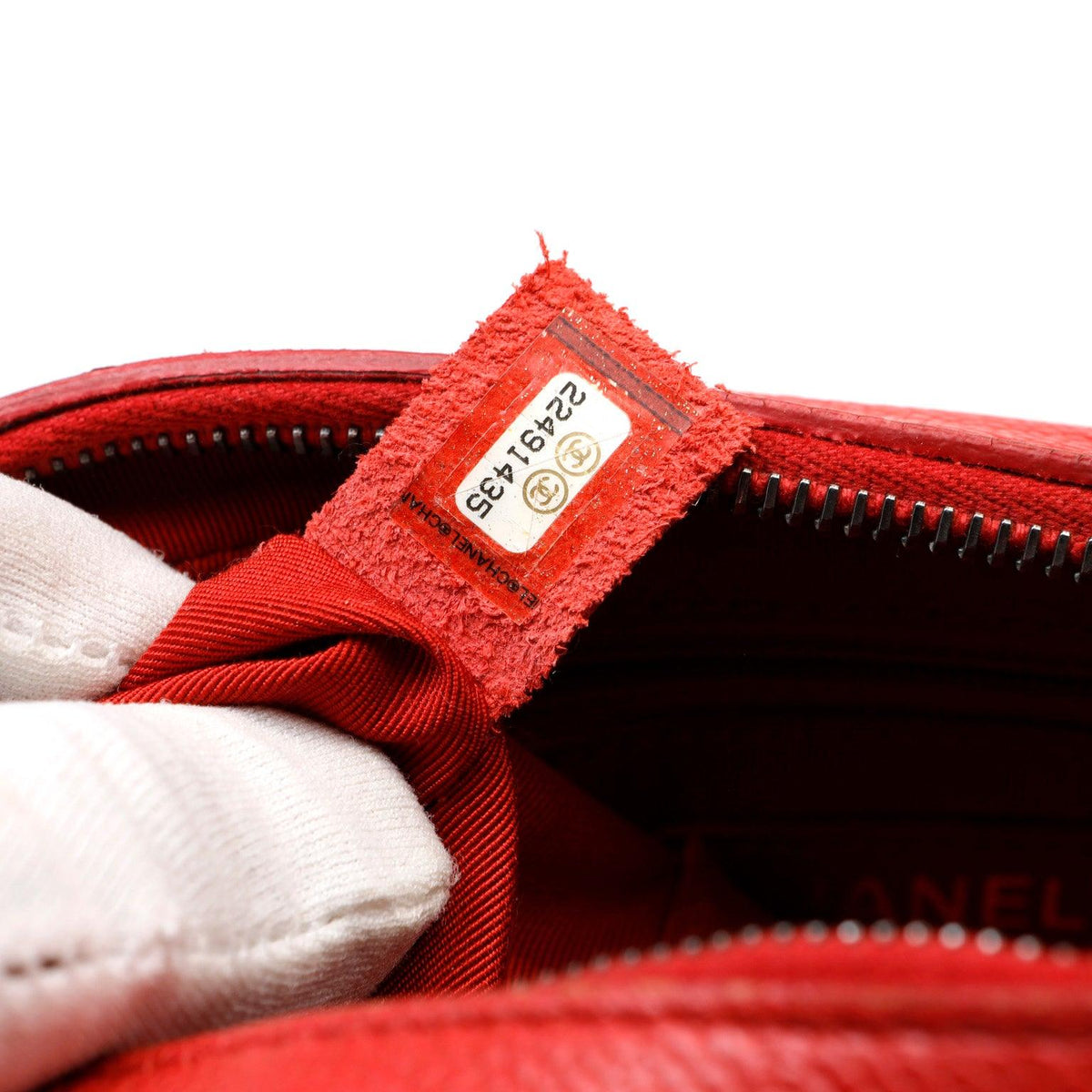 Chanel Bright Red Caviar Crossbody w/ Gunmetal Hardware