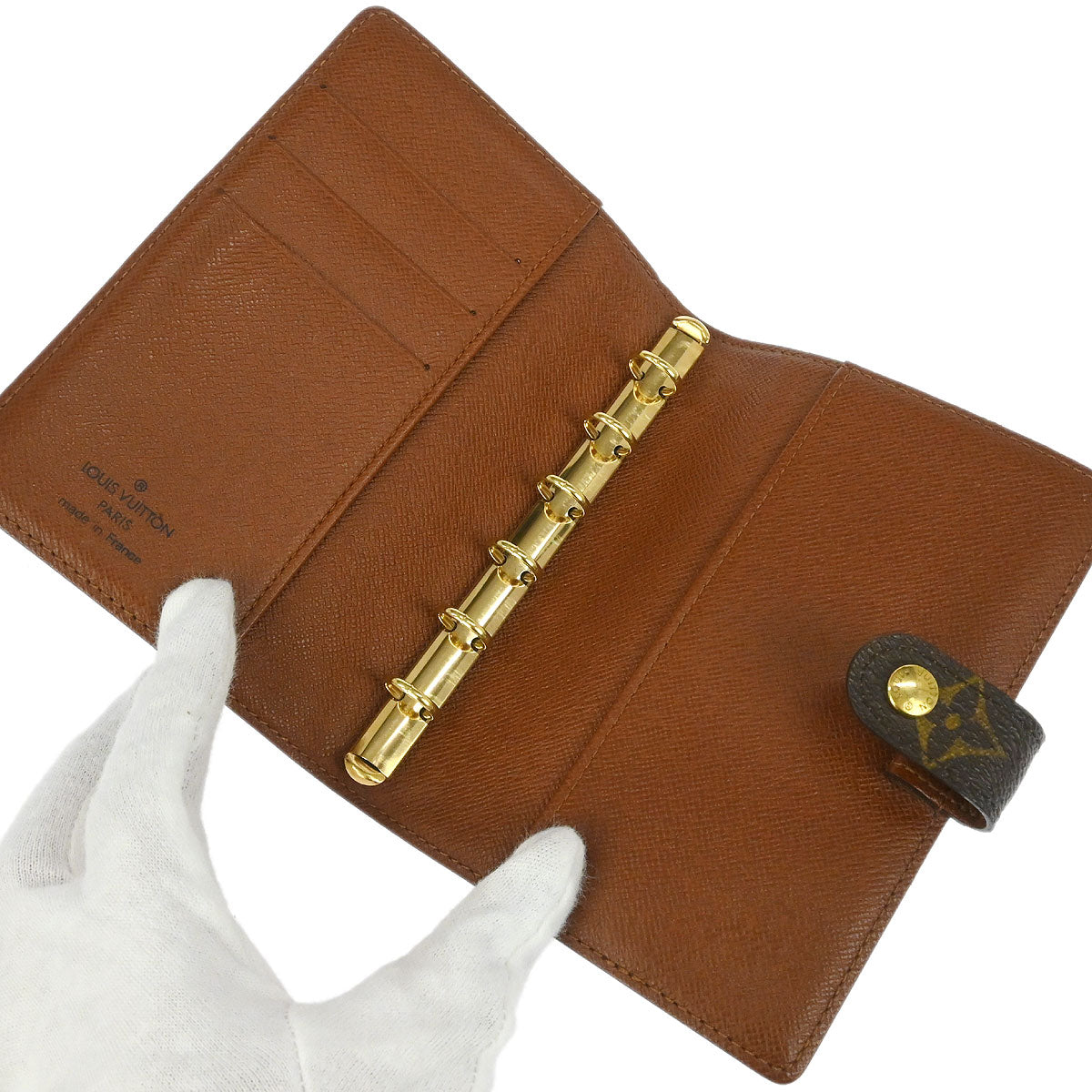 Louis Vuitton Monogram Agenda PM Notebook Cover R20005 Small Good