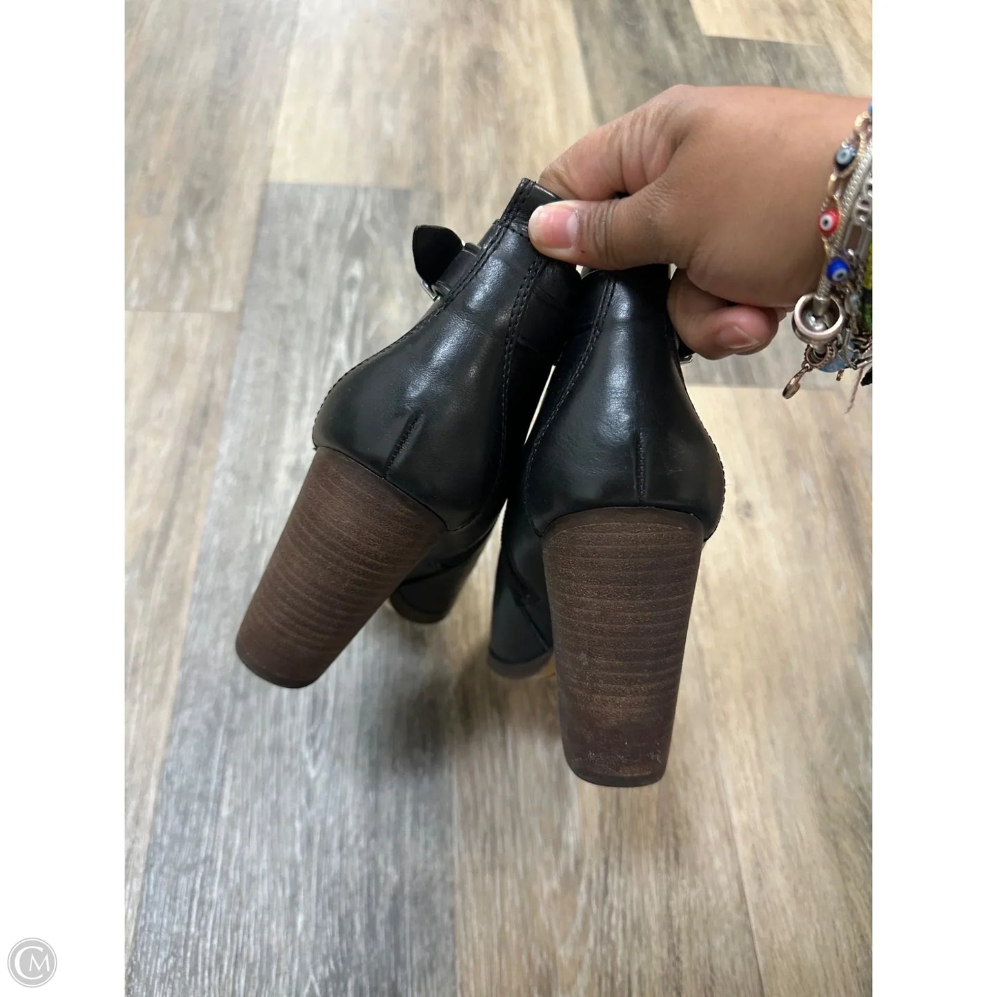Boots Designer By Coach In Black, Size: 7.5