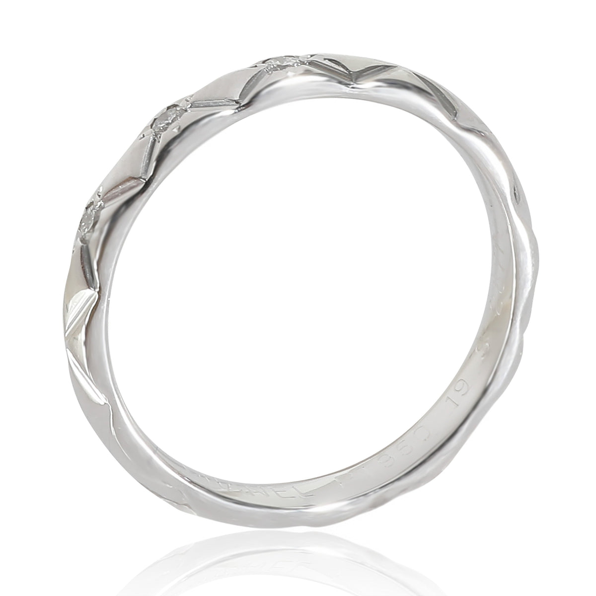 Coco Crush Band in Platinum 0.04 CTW