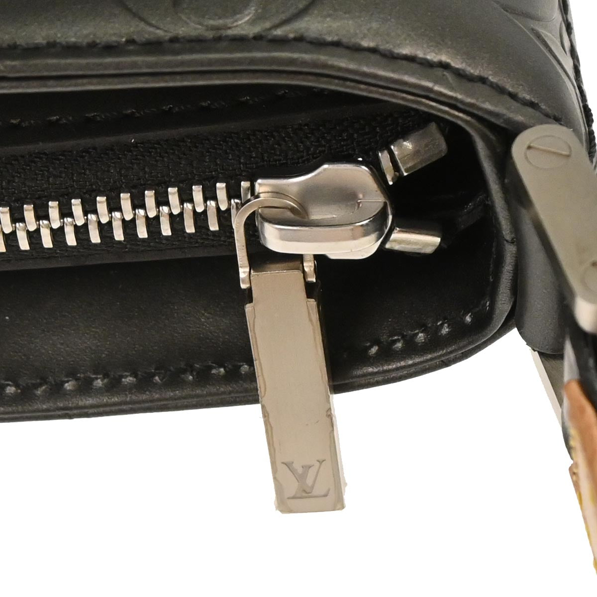 Louis Vuitton 2002 Black Monogram Mat Alston Shoulder Bag M55122