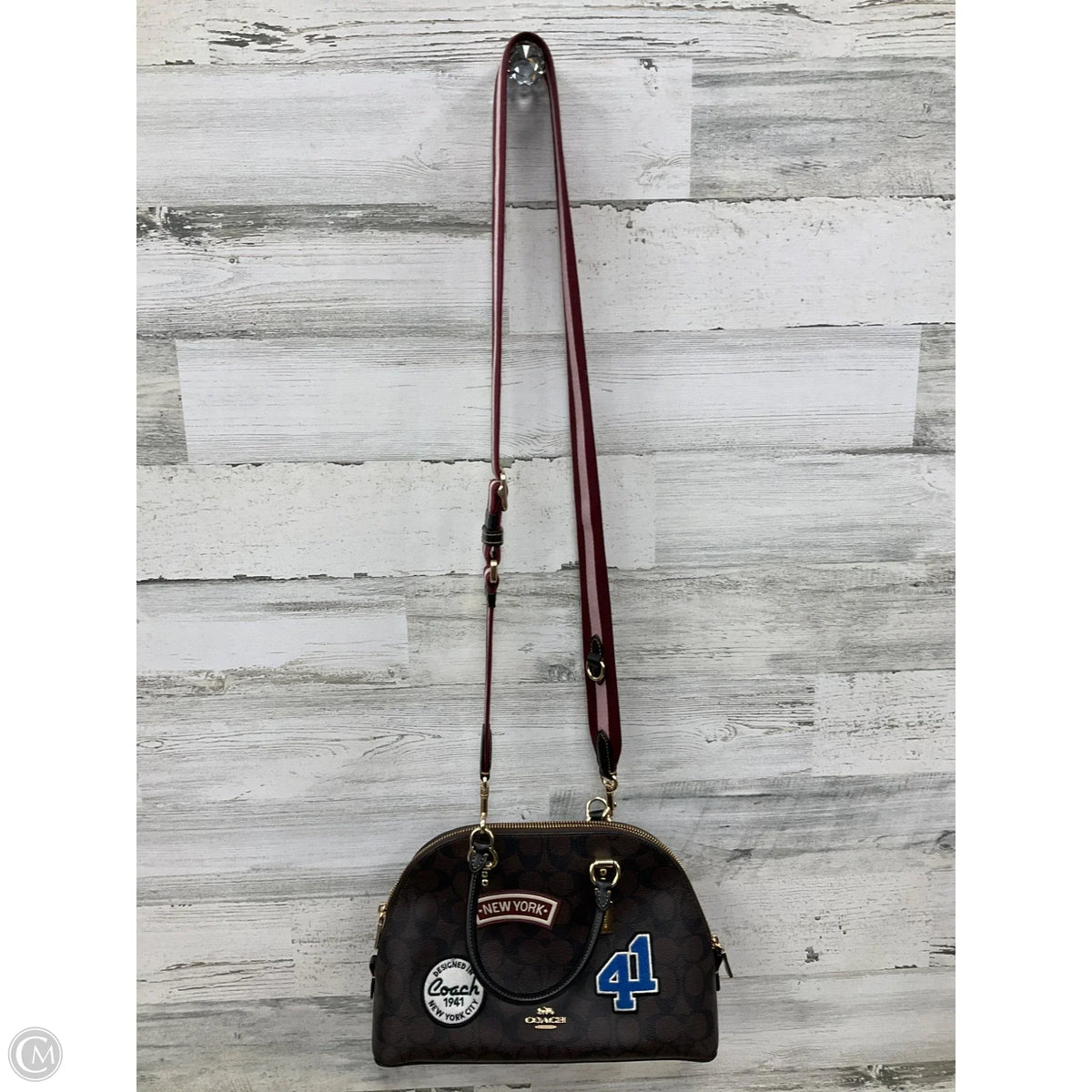 Crossbody Designer By Coach, Size: Medium