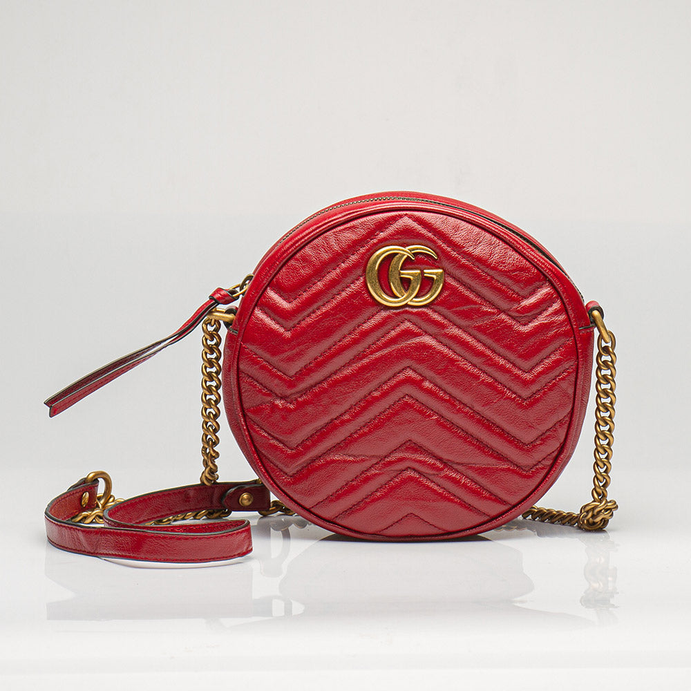 Gucci GG Marmont Round Shoulder Bag 550154 0OLET 6438 31578763