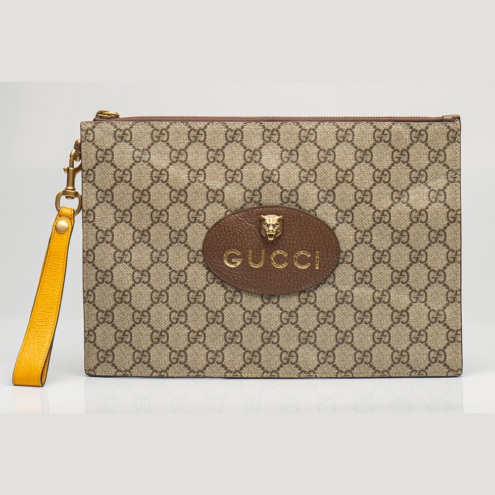 Gucci GG Neo Vintage Supreme Tiger Pouch 473956 K9GOT 8861 31579426