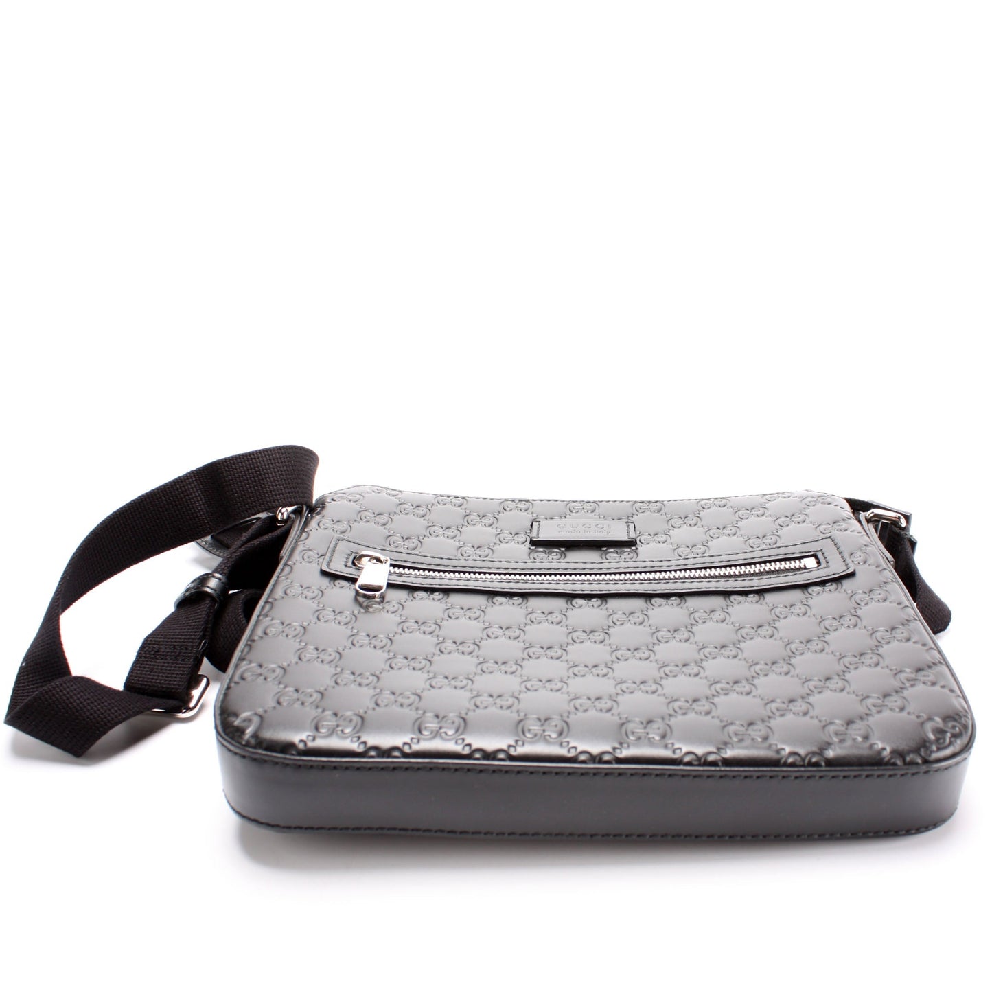406410 Flat Messenger Small Guccissima