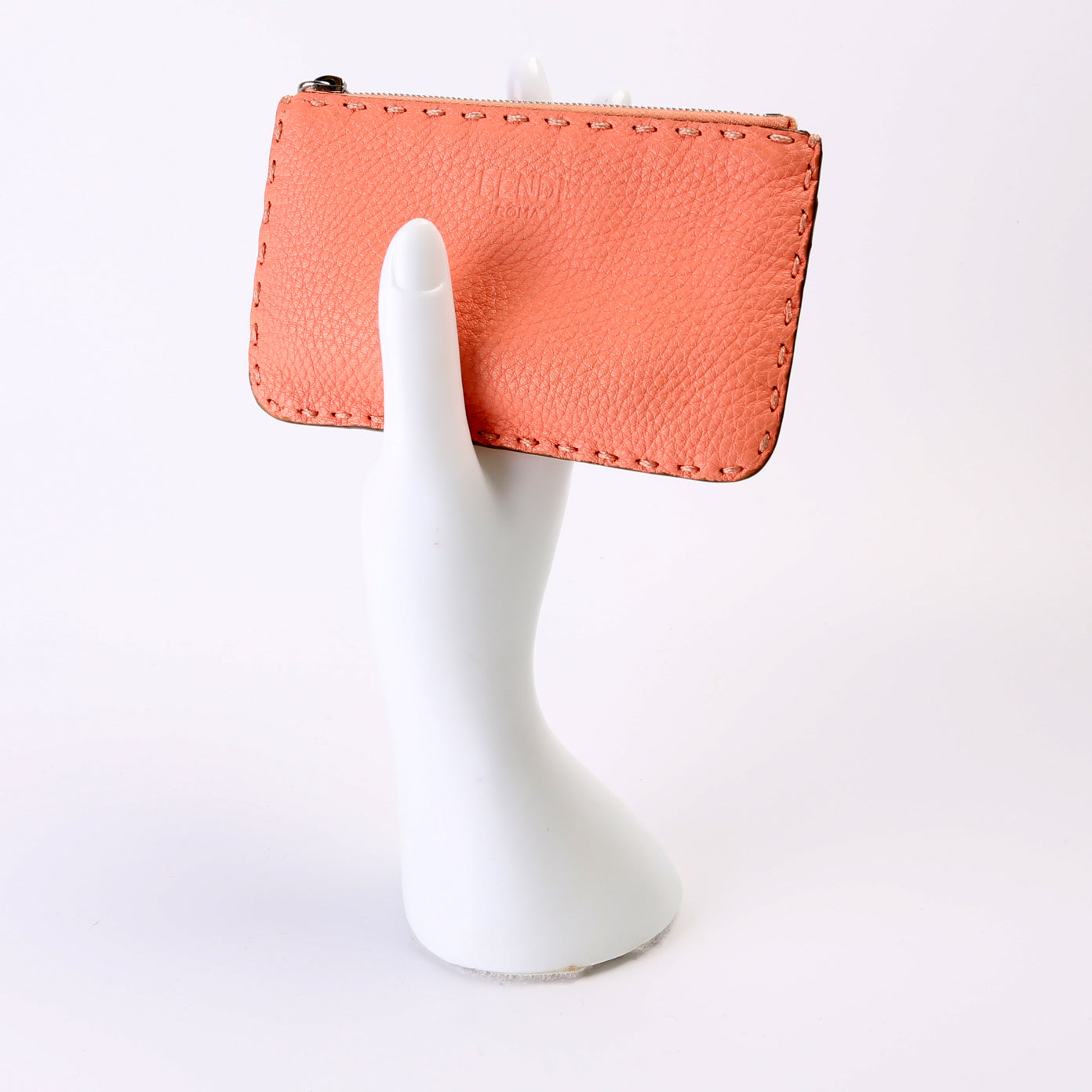 8AP147 Selleria Leather Zip Key Pouch