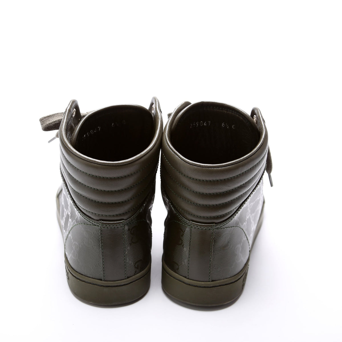 Gucci Imprime Interlocking G Hightop Sneakers Mens Size 7