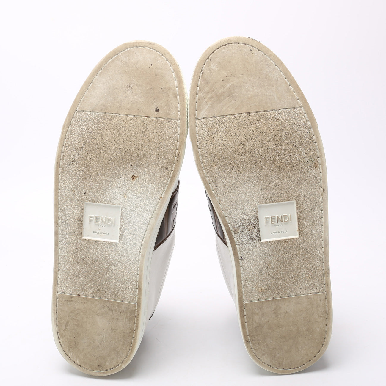 Pearland Zucca Leather Sneakers Size 38