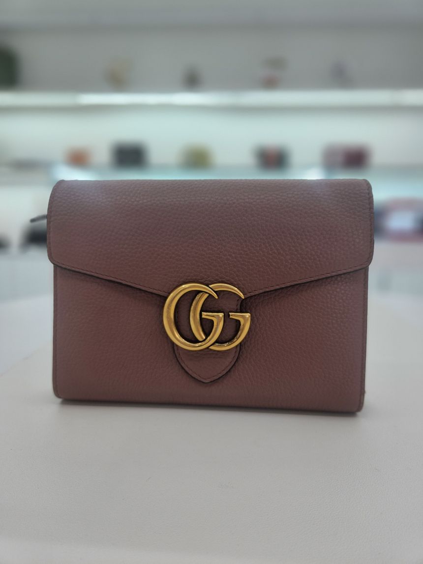 Gucci GG Marmont Mini Chain Crossbody Bag 401232 97410712