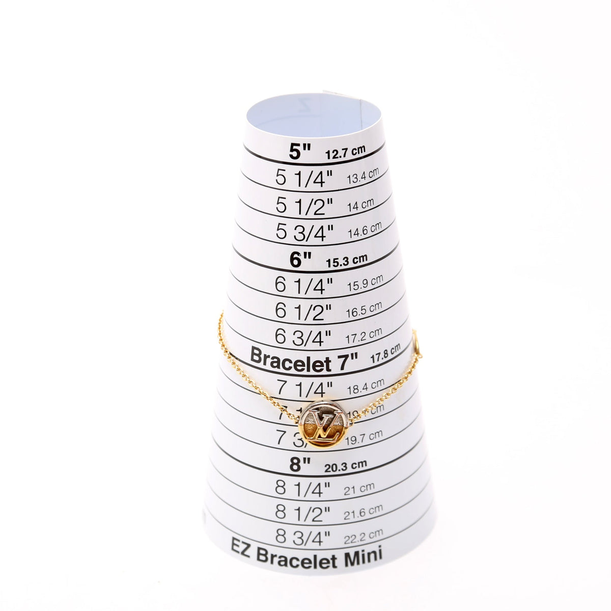L To V Circle Medallion Bracelet