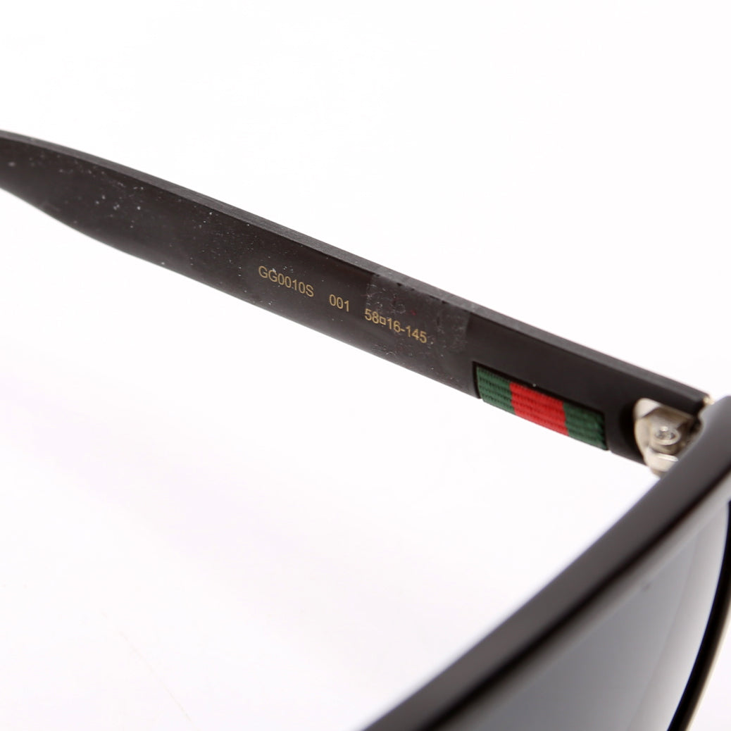 GG00101S Square Sunglasses Black