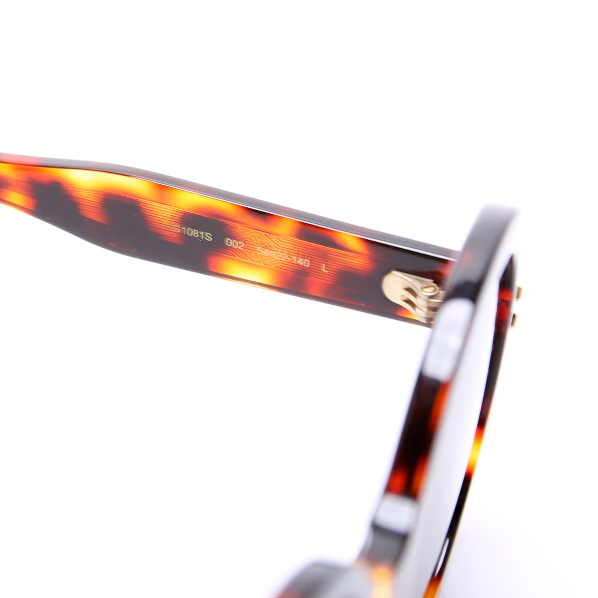 GG1081S Round Acetate Sunglasses Brown