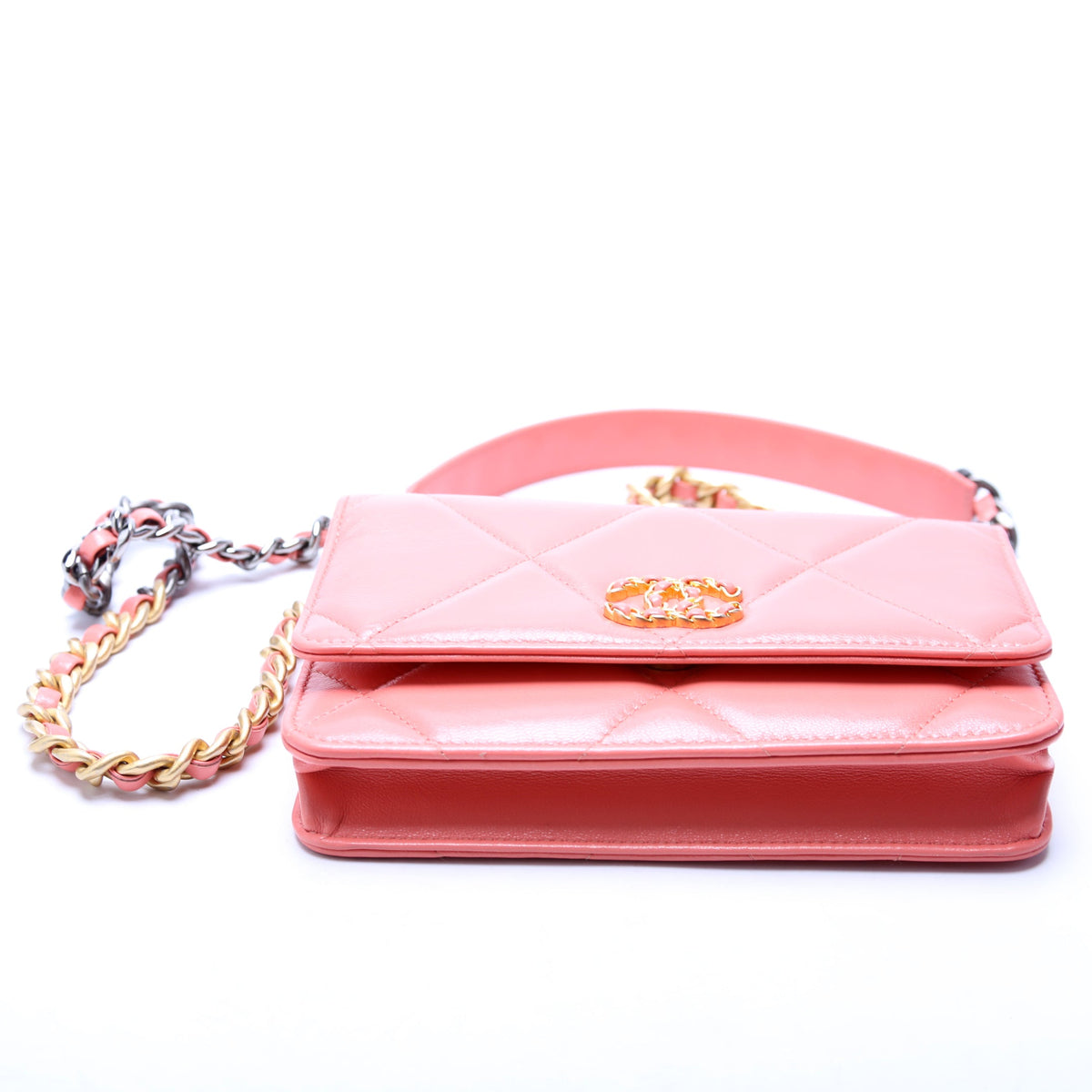 Chanel Chanel 19 WOC Quilted Lambskin 30M Pink