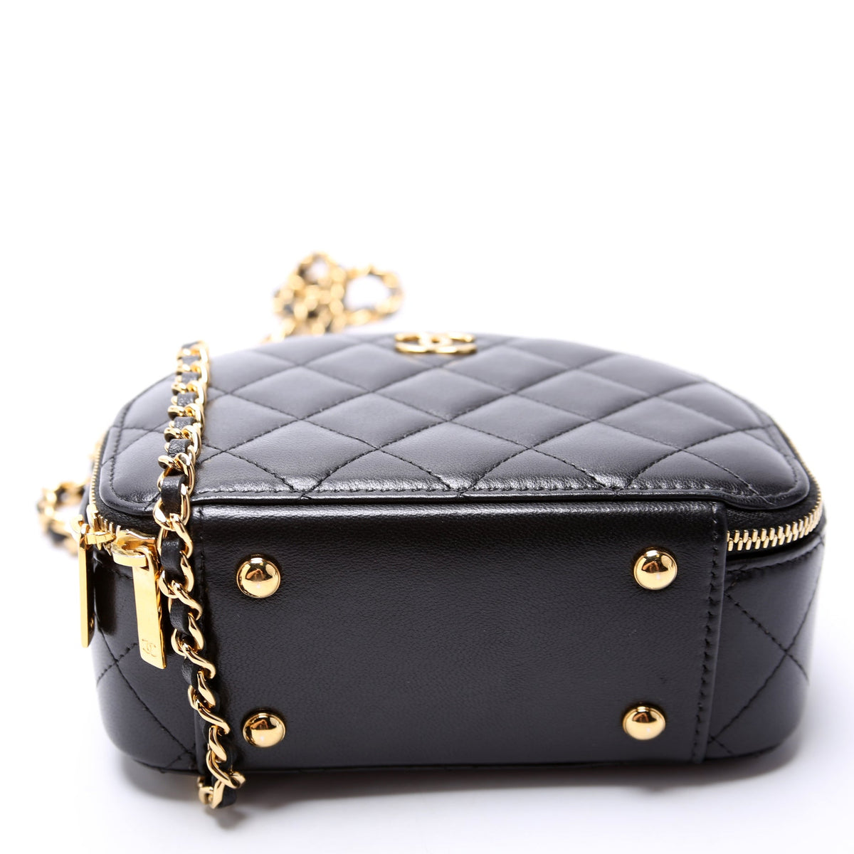 Chanel Chic Riviera Small Top Handle Vanity Lambskin RFID Black