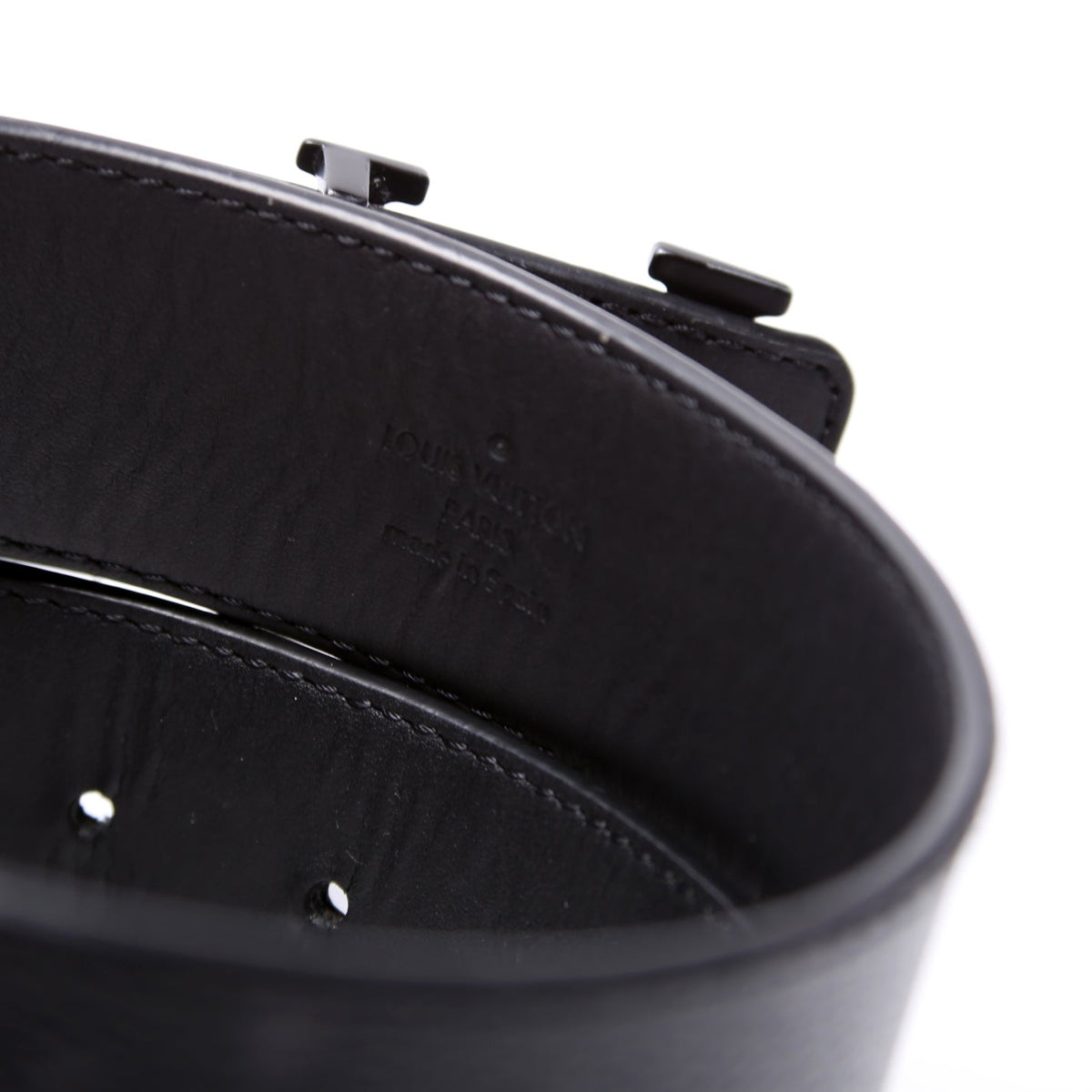 LV Initiales 40MM Eclipse Belt Size 85/34 Black