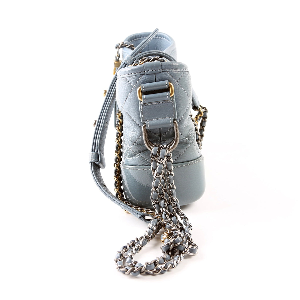 Chanel Gabrielle Hobo Small Calfskin 25M Blue