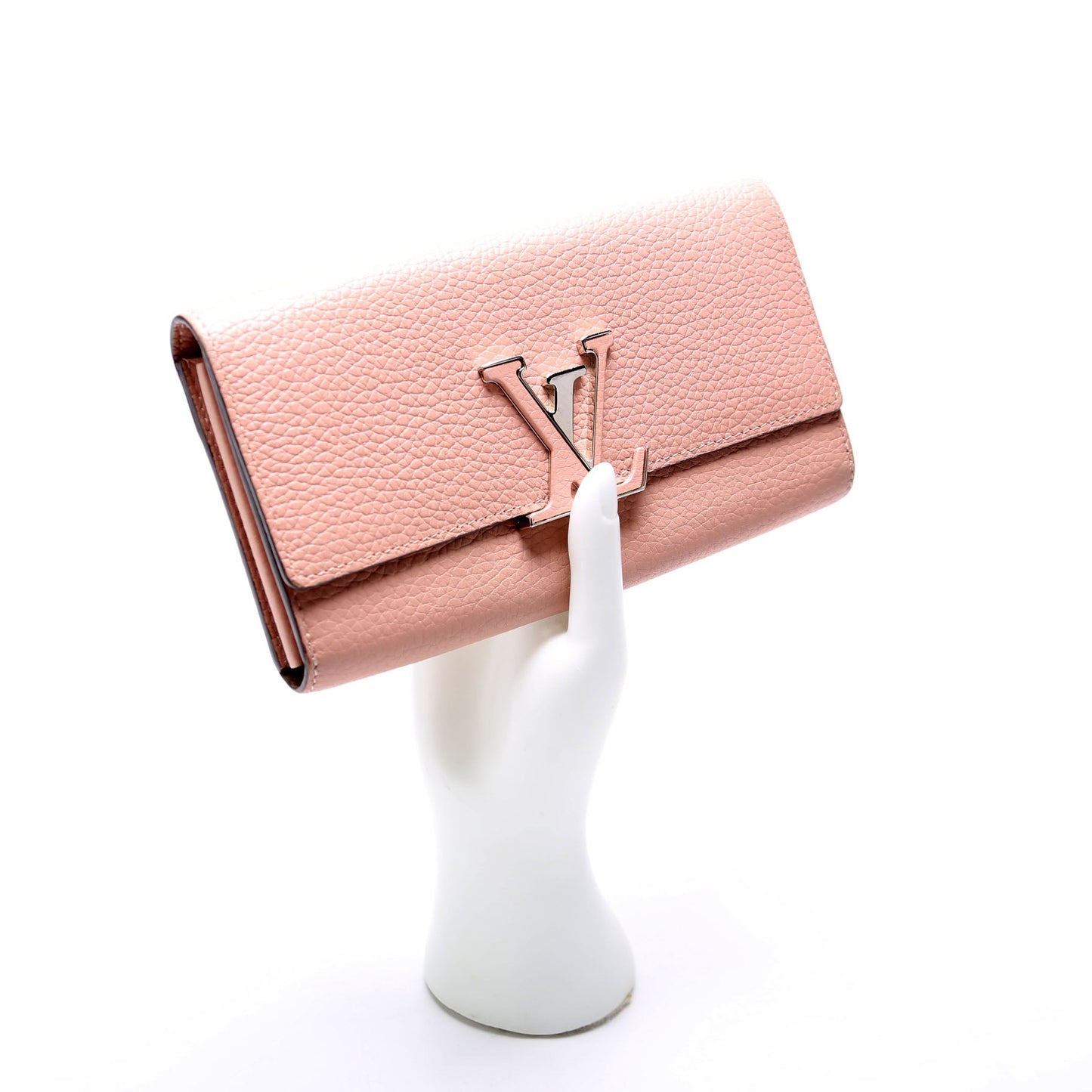 Capucines Wallet Large Plain Pink
