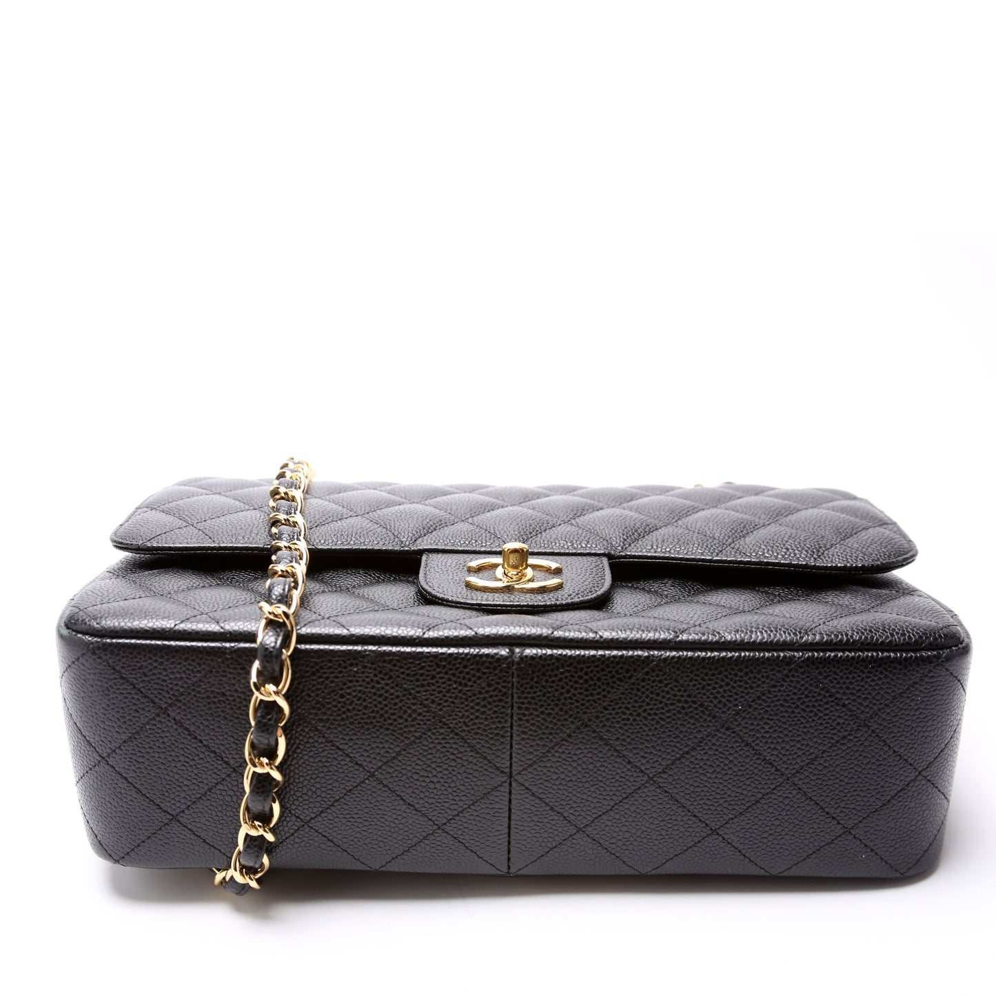 Chanel Classic Flap Jumbo Caviar 25-28M Black
