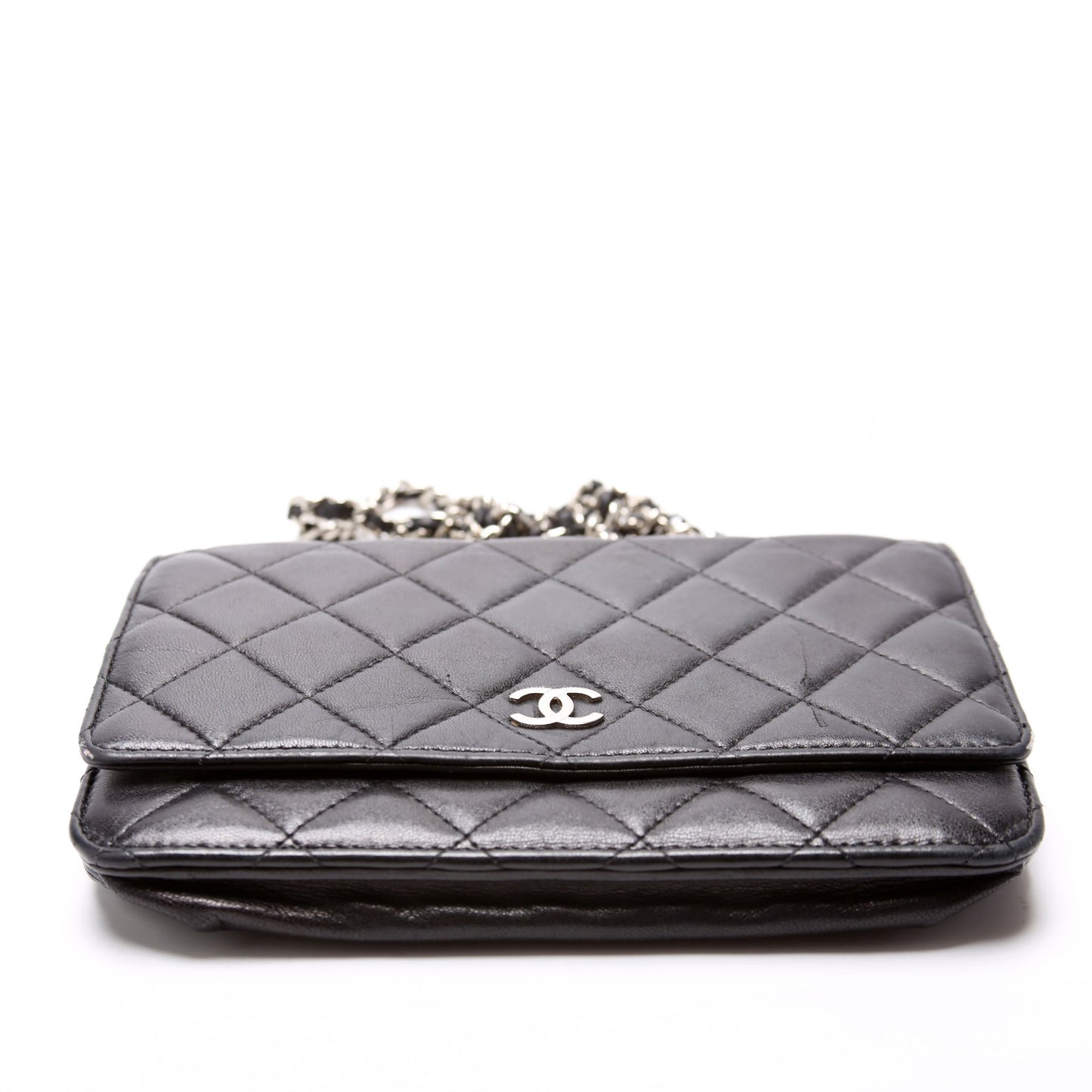 Chanel Wallet On Chain Classic Quilted Lambskin Black