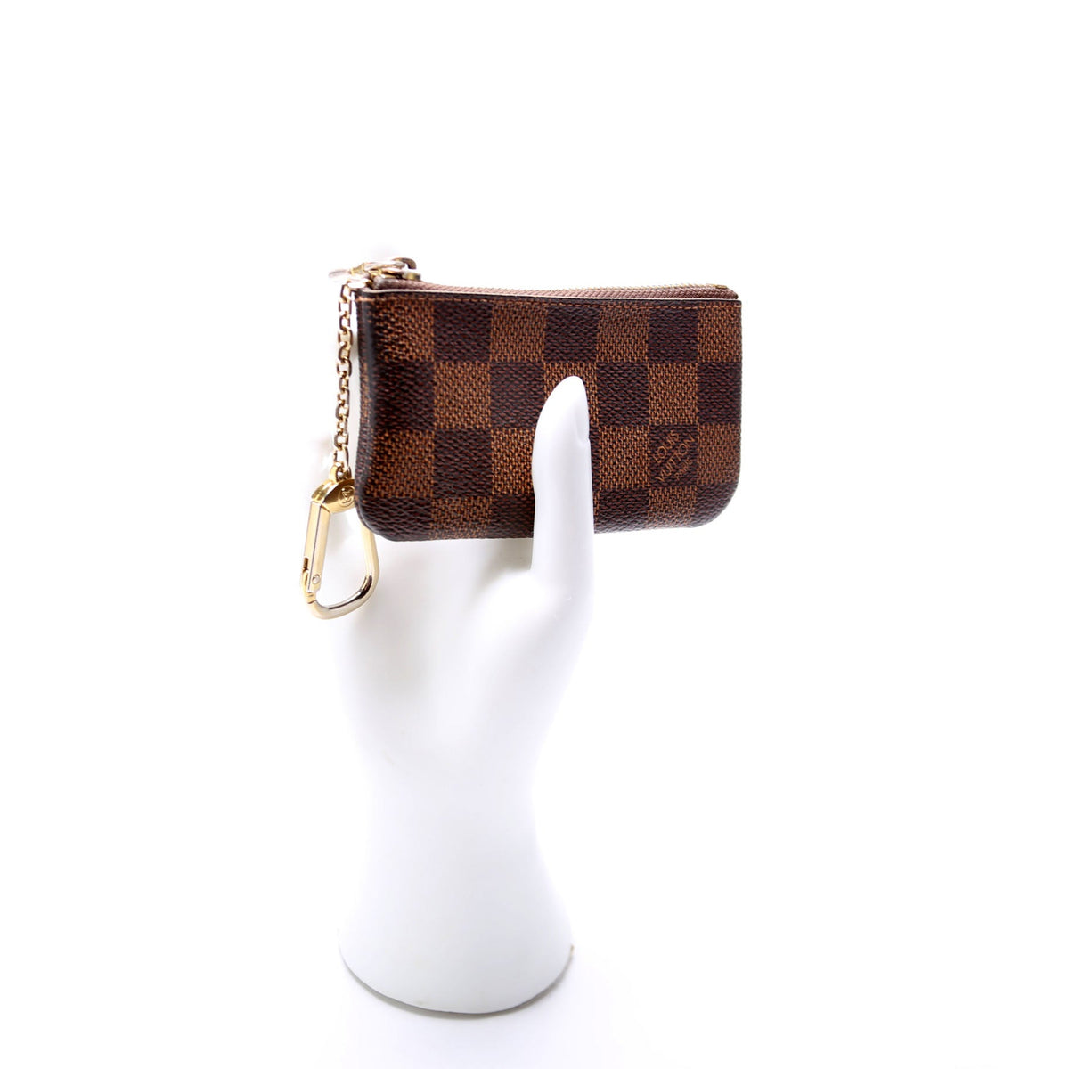 Louis-Vuitton Pochette Cles Damier Ebene