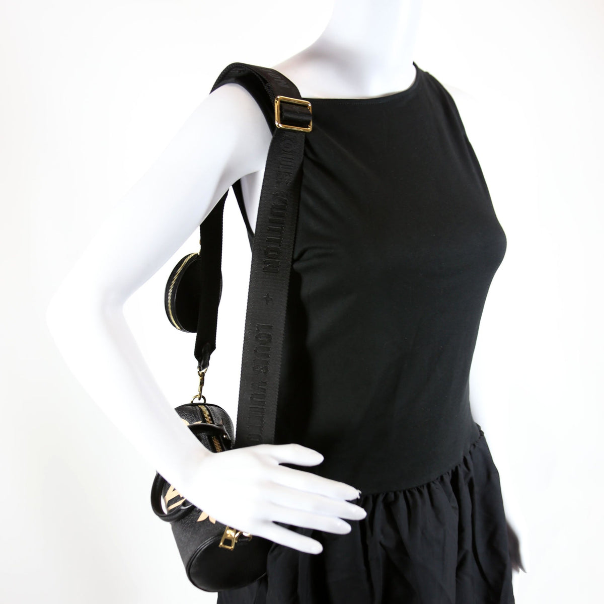 Louis-Vuitton Papillon BB Bicolor Empreinte Black/Beige