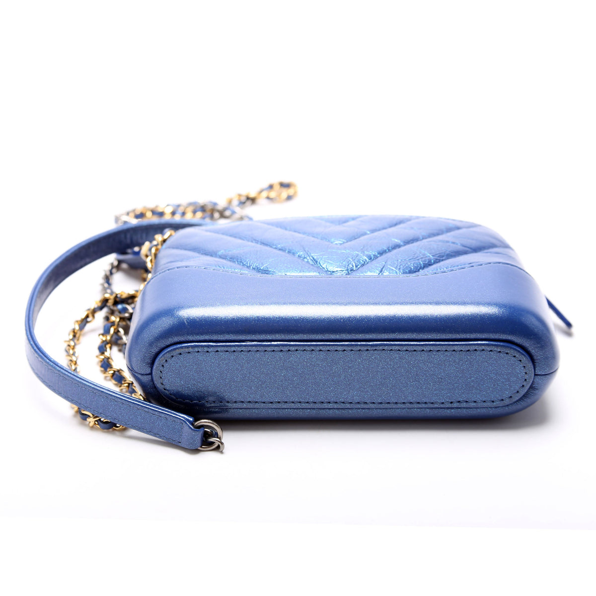 Chanel Gabrielle Double Zip Woc 28M Blue