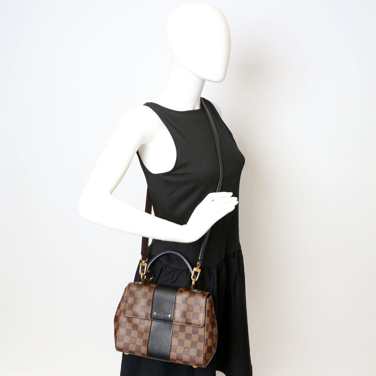 Louis-Vuitton Bond Street BB Damier Ebene Black