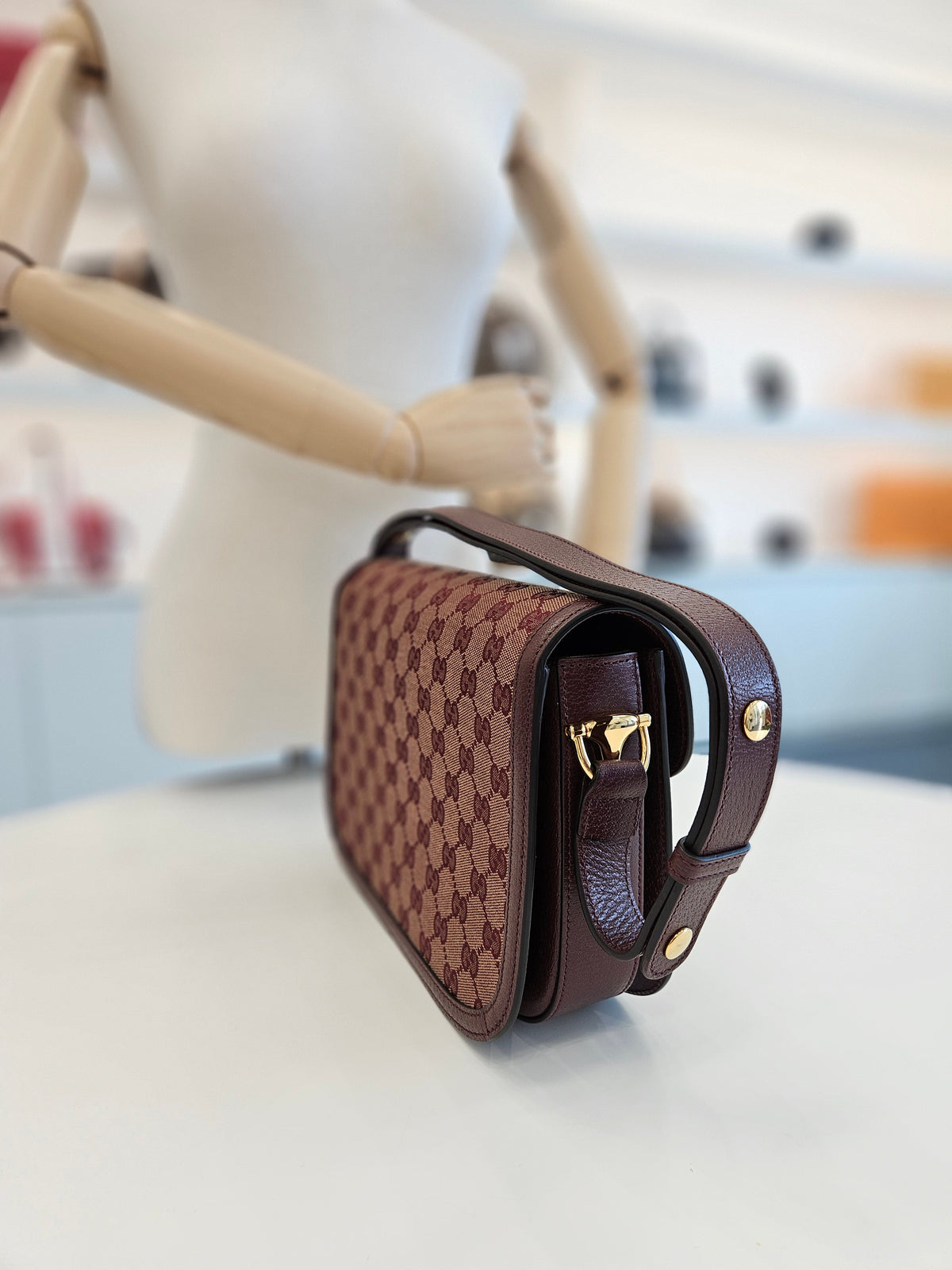 Gucci 1955 Horsebit Shoulder Bag 138569364