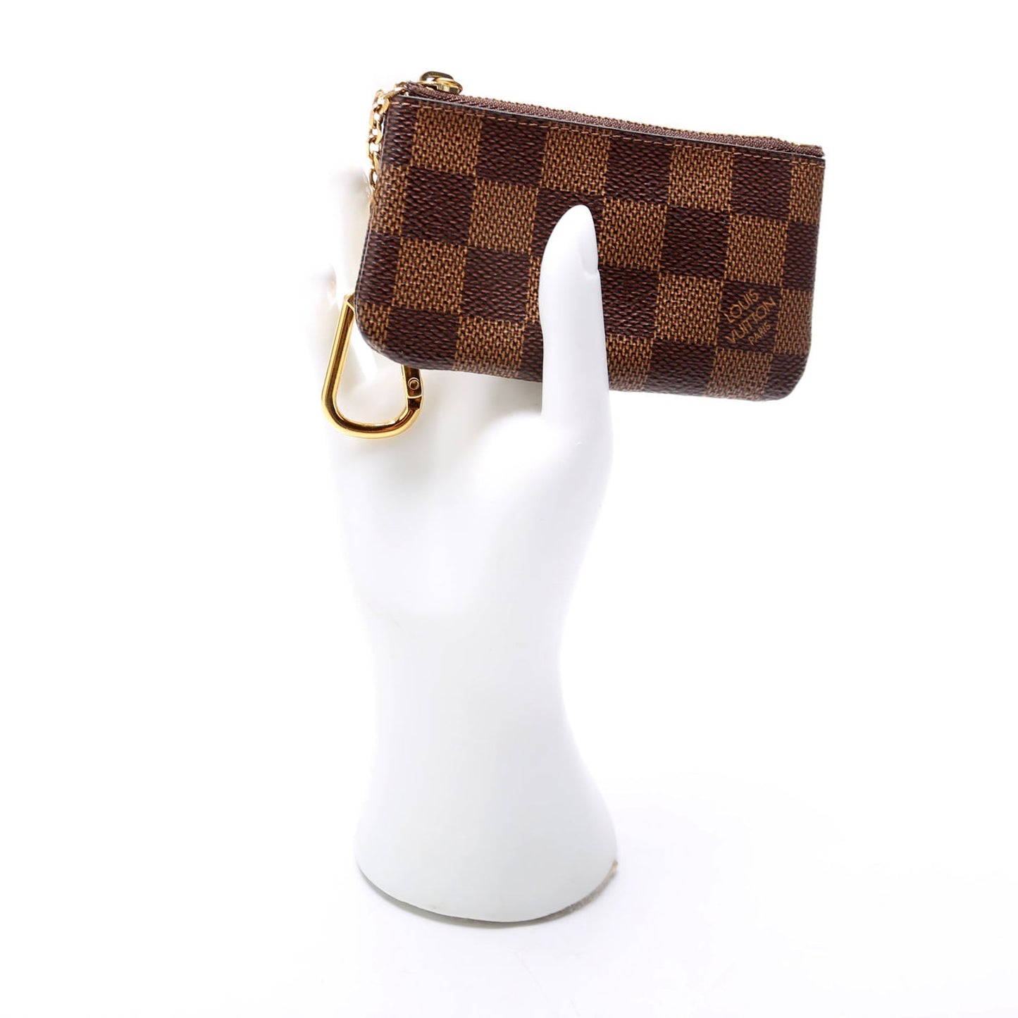 Louis-Vuitton Pochette Cles Damier Ebene