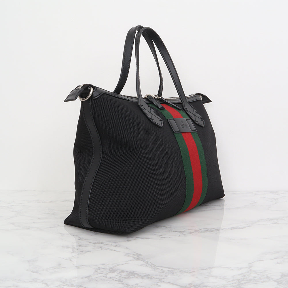 Gucci Web Stripe Two-Way Tote Bag 630923 142786270