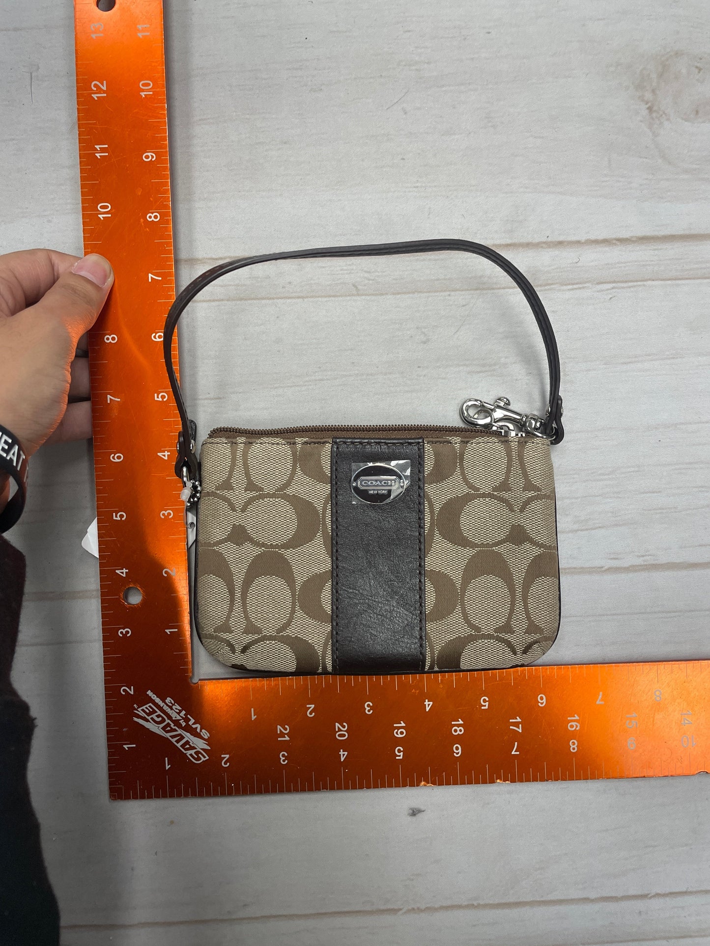 Wristlet Designer By Coach, Size: Small