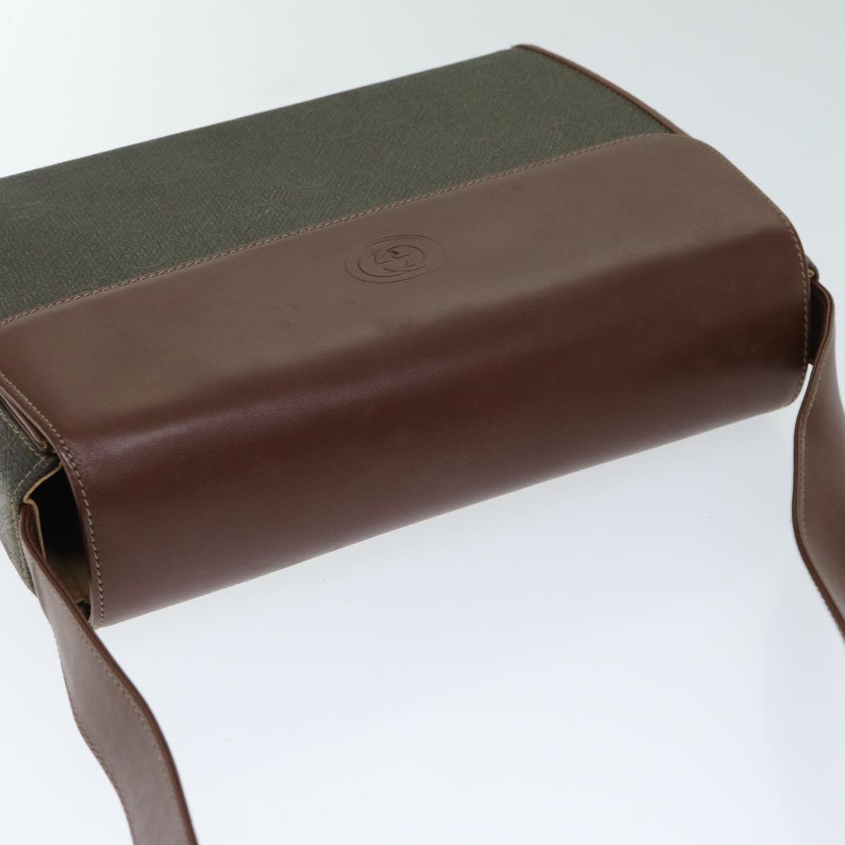 Gucci Brown Canvas Shoulder Bag