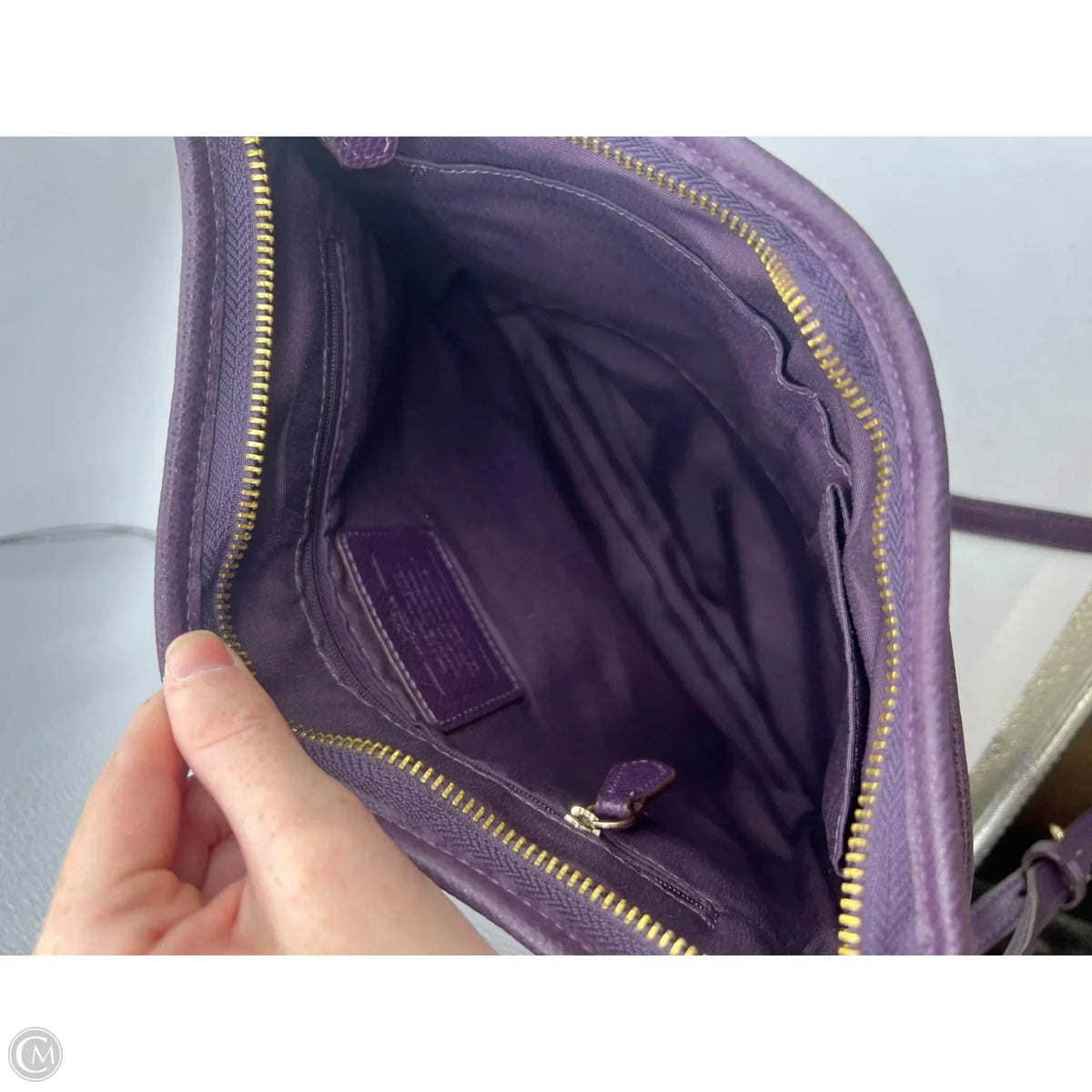 Crossbody Designer By Coach, Size: Large