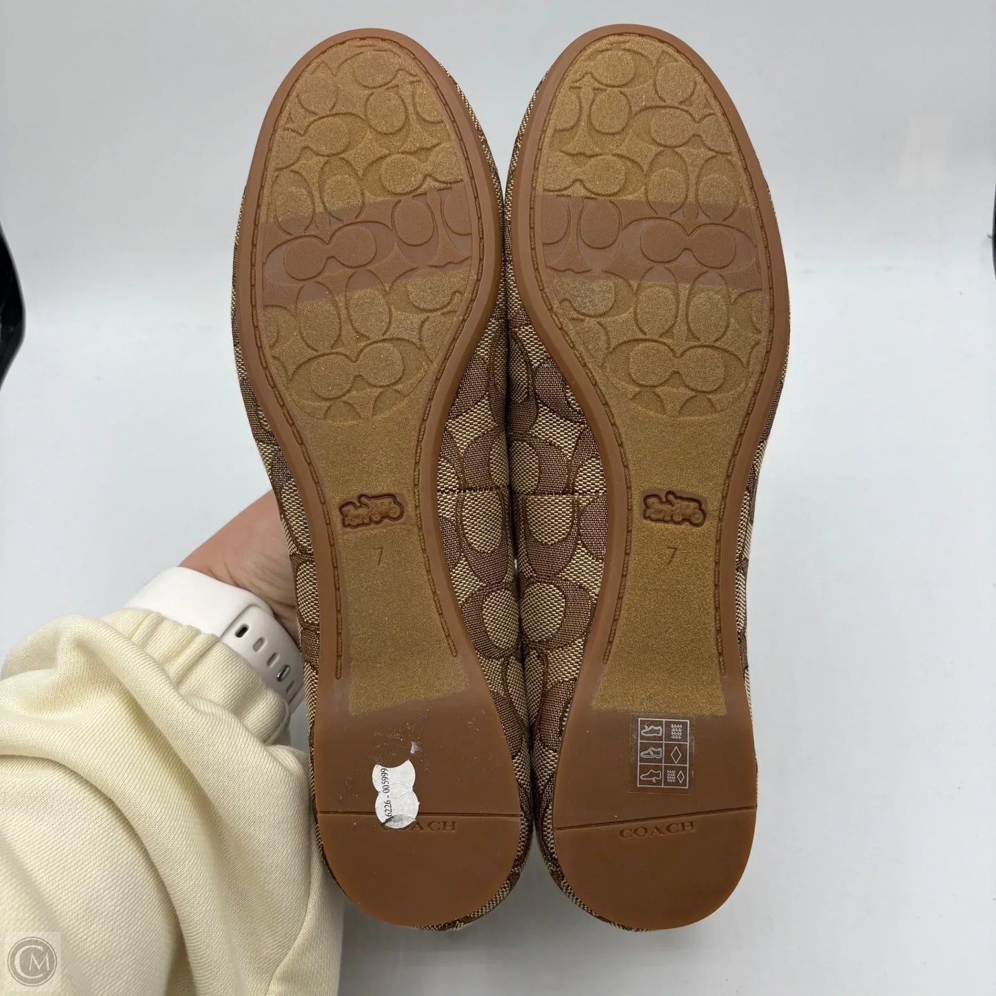 Shoes Designer By Coach In Brown, Size: 7
