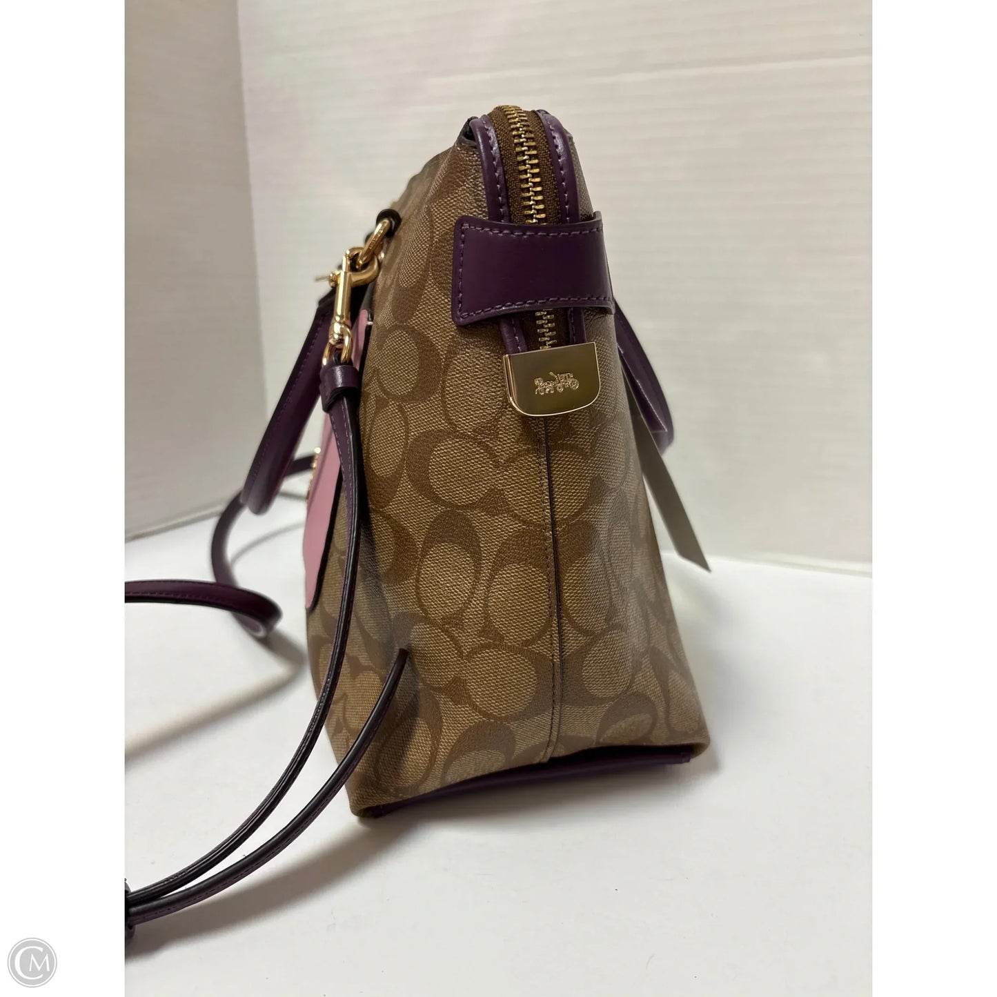 Crossbody Designer By Coach, Size: Medium