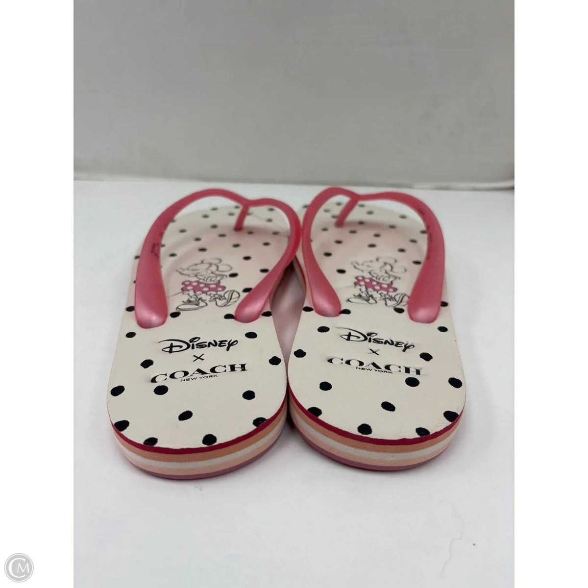 Sandals Designer By Coach In Pink, Size: 6