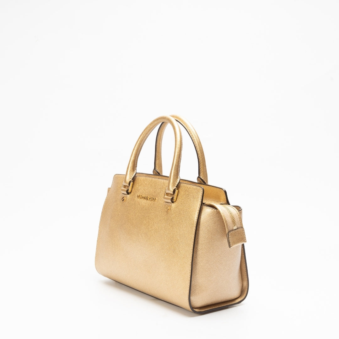 Michael Kors Leather Medium Selma Satchel