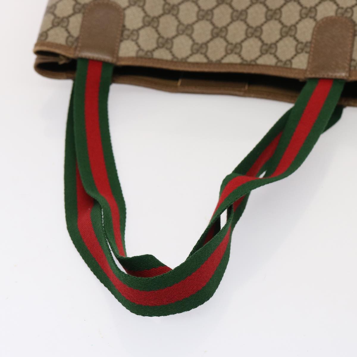 Gucci Sherry Beige Canvas Tote Bag