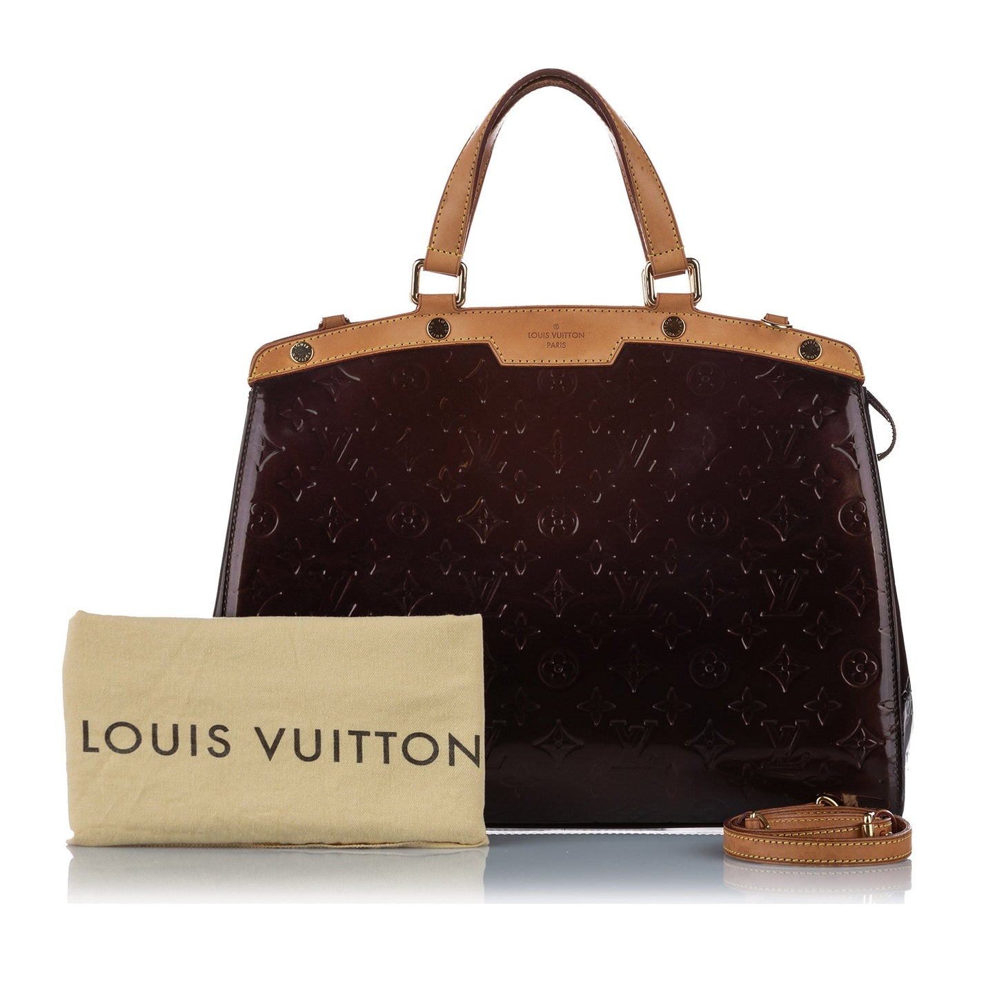 Louis-Vuitton Vernis Brea GM Purple
