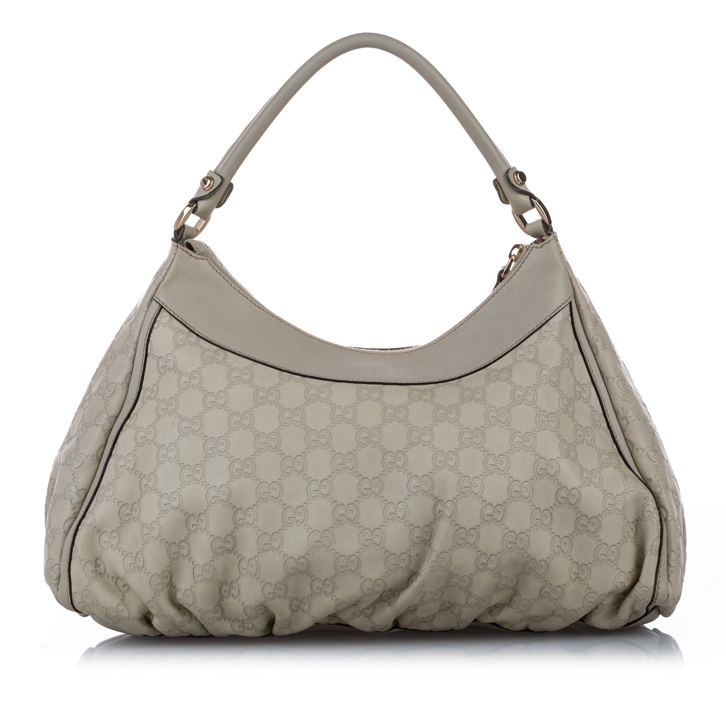 Gucci Guccissima Abbey D-Ring Shoulder Bag Gray