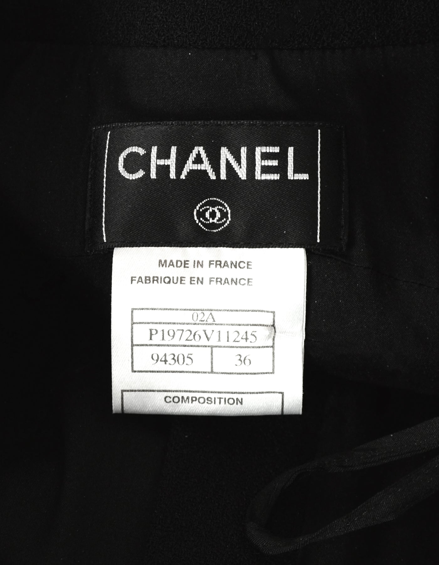 Chanel Black Wool Pants w/ Pockets sz 36