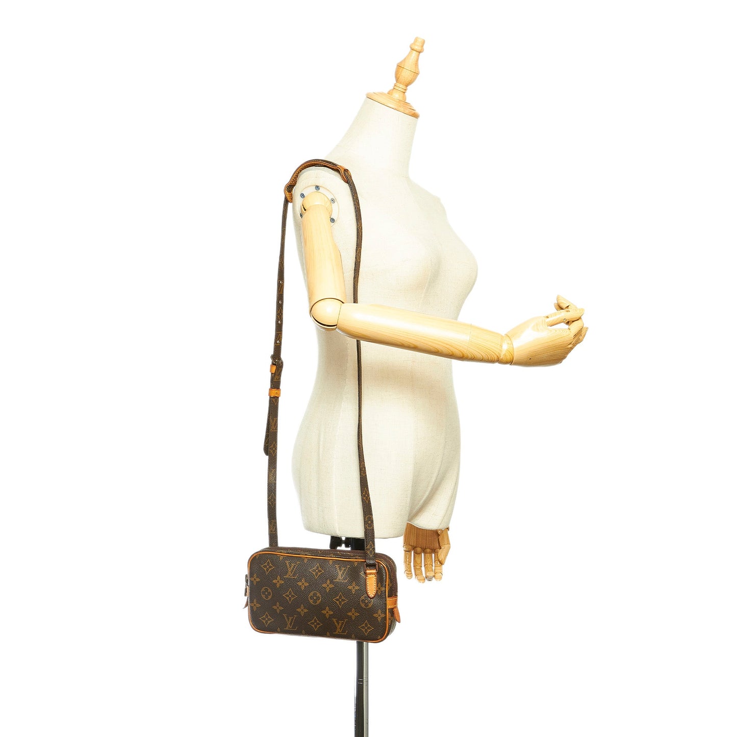 Louis-Vuitton Monogram Marly Bandouliere Brown