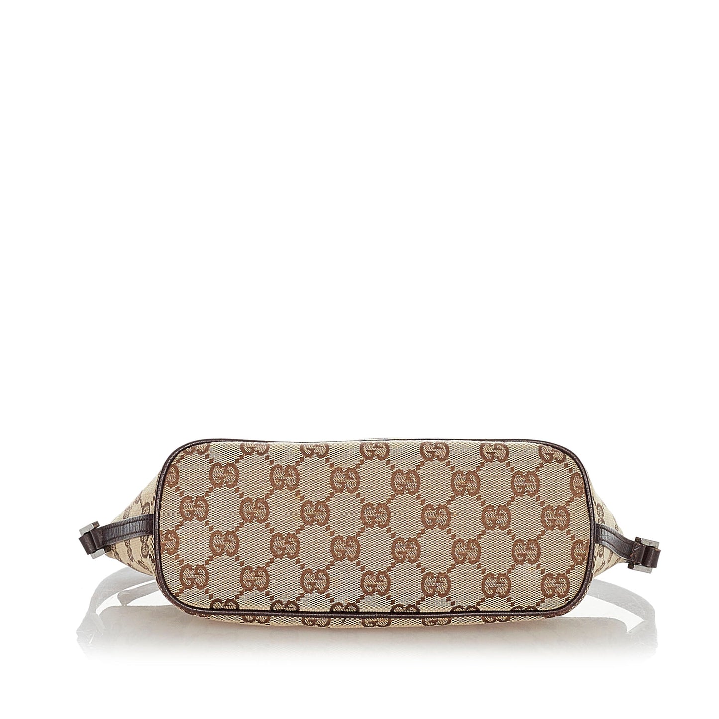 Gucci Gucci GG Canvas Boat Baguette Brown